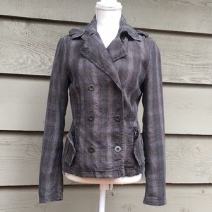 UNITED COLORS OF BENETTON Cotton Jacket Plaid 42